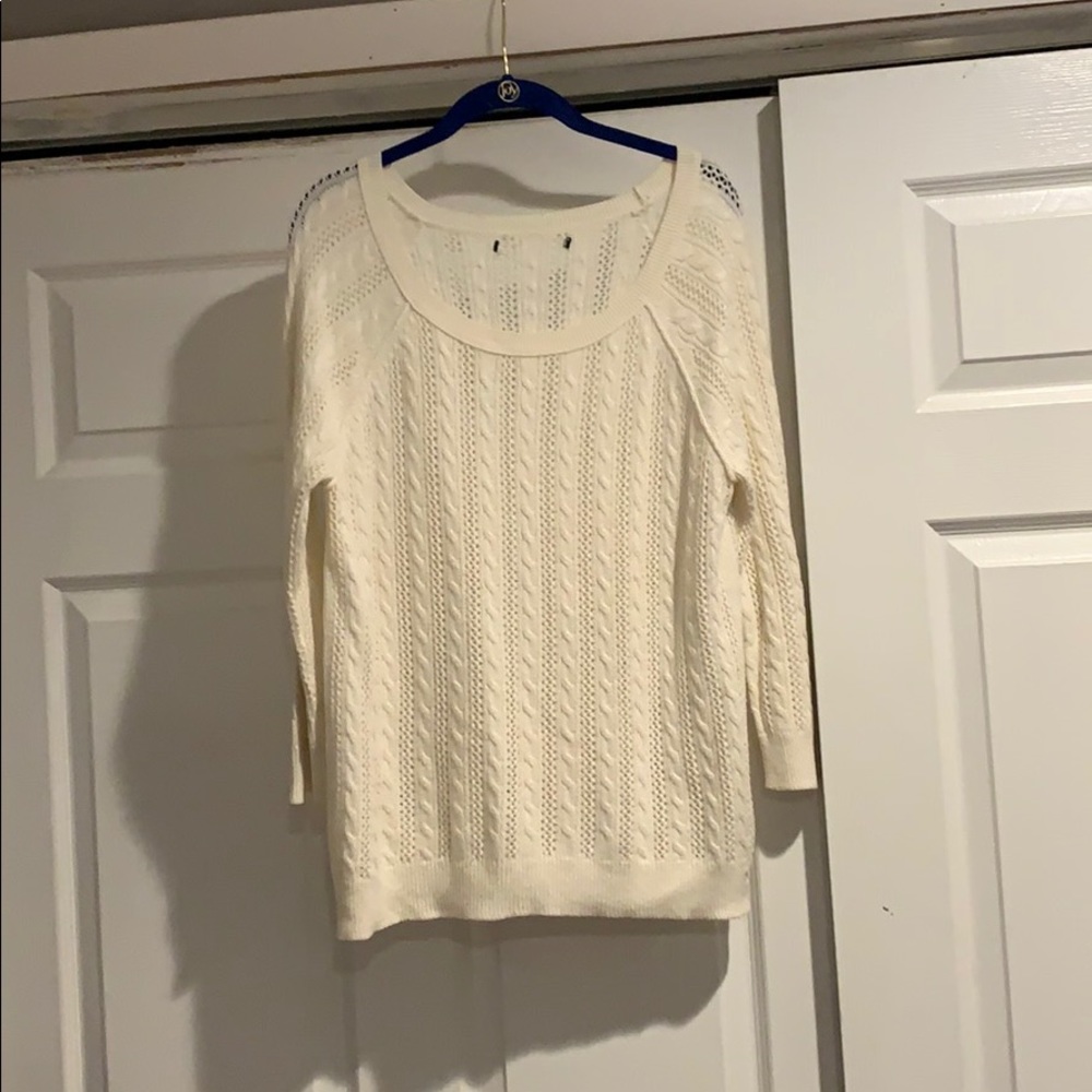 Cream colored sweater